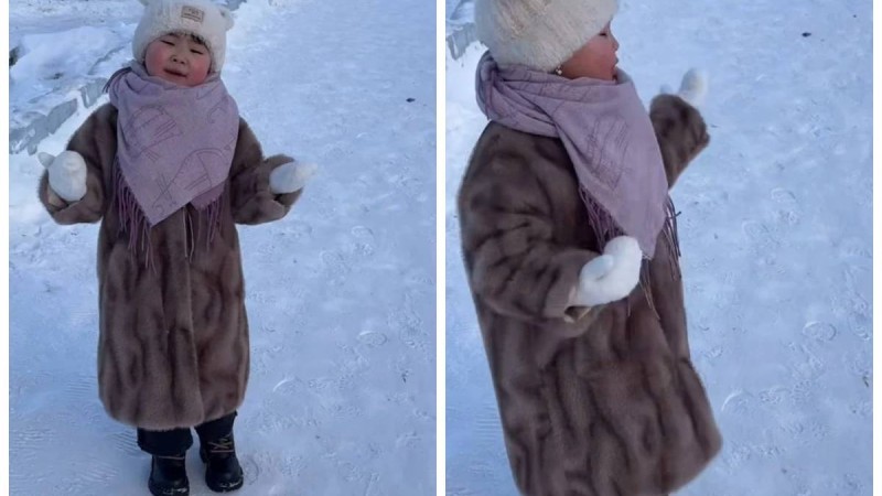 "Әкім ағай, сырғанайтын жер жоқ":Атбасарда кішкентай қыздың әкімге жолдаған видеосынан соң сырғанақ жасалды