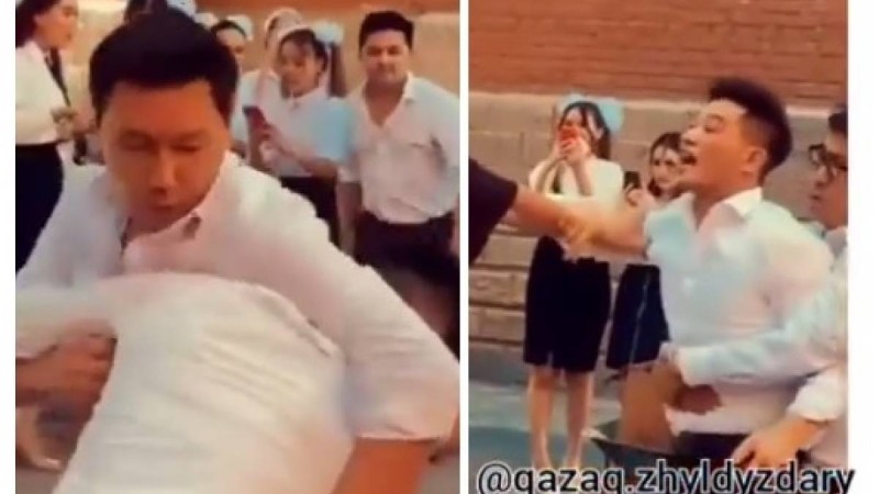 "Әнші болсаң өзіңе әншісің": Серік Ибрагимовтың төбелесі видеоға түсіп қалды