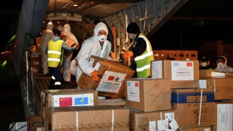 Қазақстанға Қытайдан гуманитарлық көмек жеткізілді