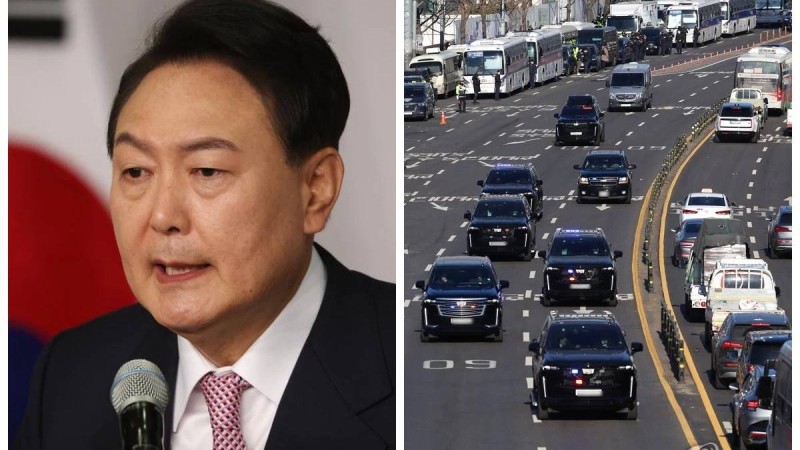 Оңтүстік Кореяның тергеушілері президент Юн Сок Ёльді қамауға алды