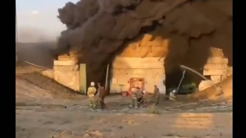 Өрт сөндірушілердің Жамбылдағы жарылыс алдында түсірілген видеосы пайда болды