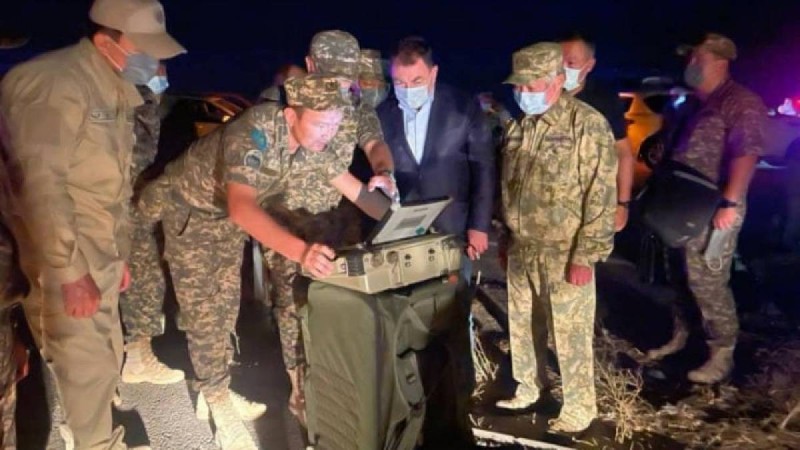 Жамбыл облысындағы жағдай: жарылыстар тоқтады, бірақ қойма жанып жатыр