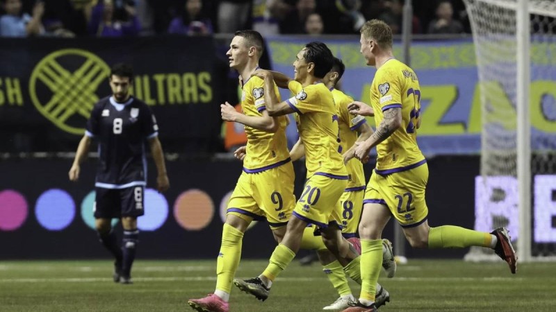 Футболдан Қазақстан құрамасы Словениядан 1:2 есебімен жеңіліп қалды