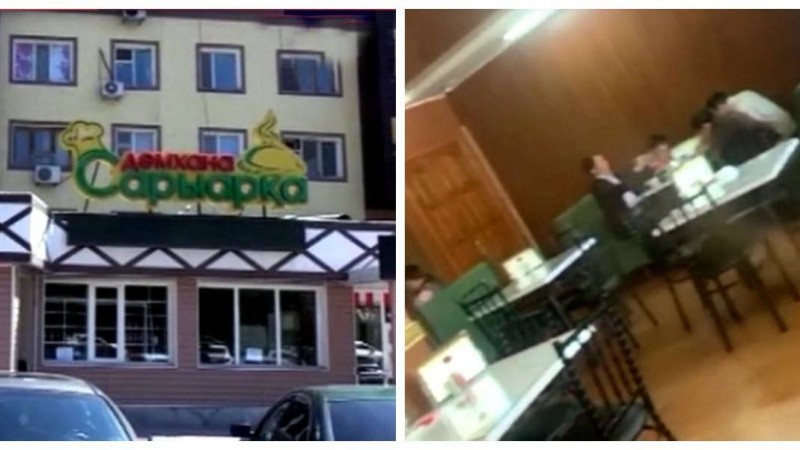 Шымкентте полиция бөлімі мен сот ғимаратының жанында орналасқан асхана карантинге қарамастан қызметін жалғастырған - Қазақстан жаңалықтары