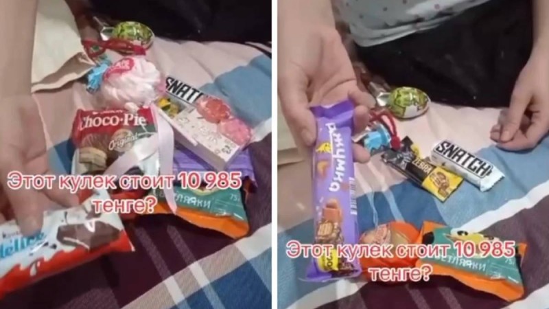 “10 885 емес, 3000 теңгенің сыйлығы” - Жетісу облысында аз қамтылған отбасыларға берілген тәттілер дау тудырды (ВИДЕО)