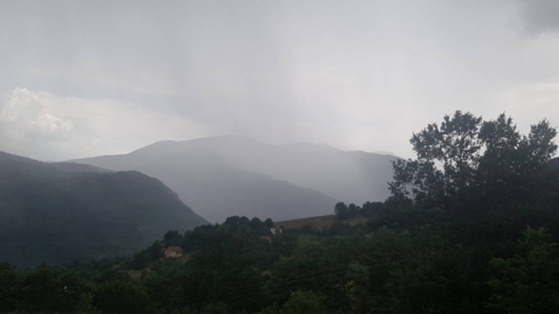 Алматы облысының тауларында қатты жаңбыр жауады