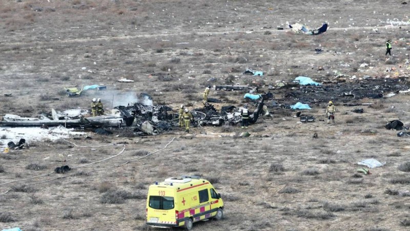 Ақтау маңында құлаған ұшақта аман қалғандар саны белгілі болды