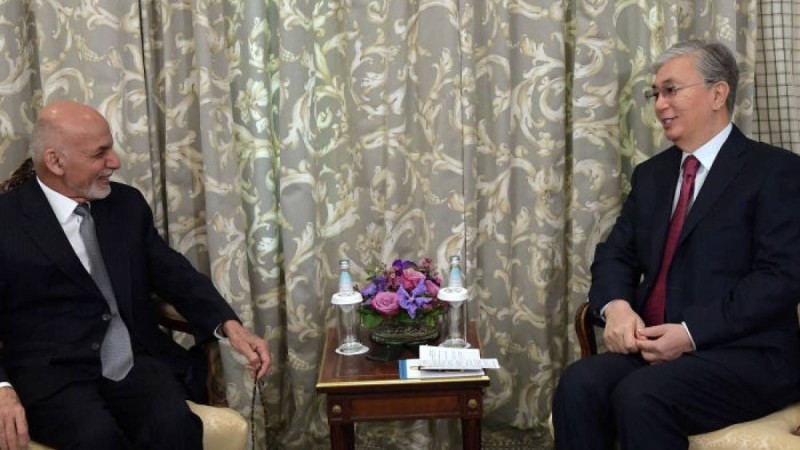 Тоқаев Ауғанстан президенті Ашраф Ғанимен кездесті