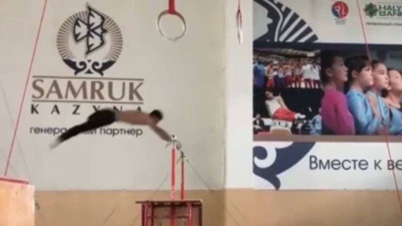Гимнасттың бір видеосы Қазақстан спортының масқарасын шығарды