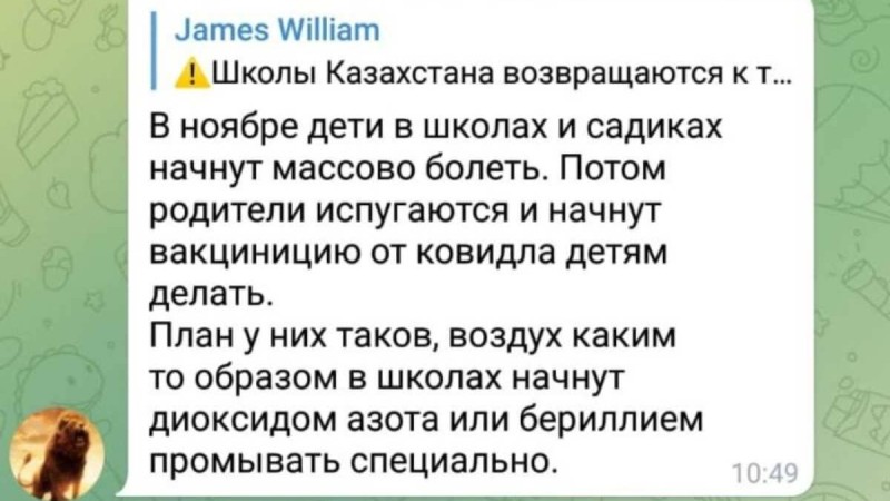 "Қараша айында балабақшалар мен мектептерде балаларды газбен улай бастайды": Ақпарат қазақстандықтарды шошытты