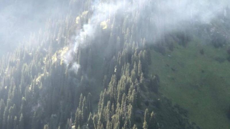 Алматы тауларында өрт шықты