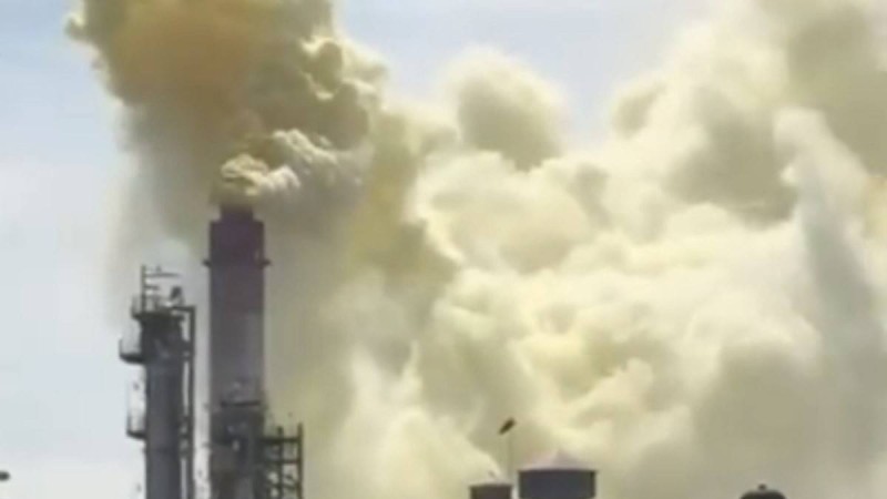 Теңгіздегі сары түтін видеосына мұнай компаниясы түсініктеме берді