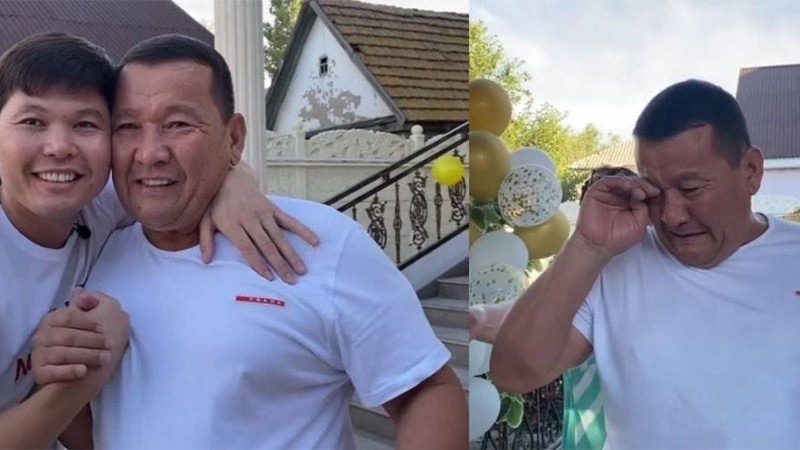 Ернар Айдар 60-қа толған әкесіне Lexus LX570 көлігін мінгізді (видео)