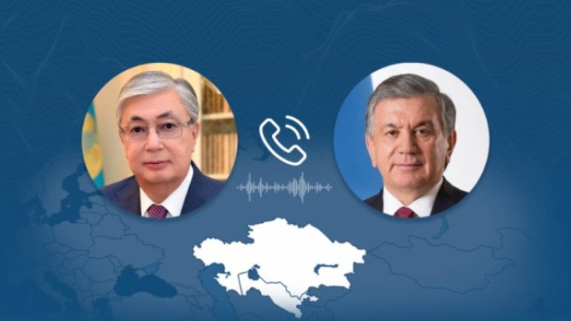 Тоқаев Өзбекстан президентімен телефон арқылы сөйлесті