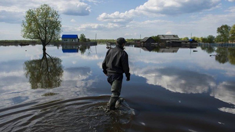 Петропавлда өзен тасып, 2 мыңнан астам саяжай су астында қалды
