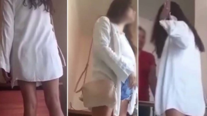 Желіде "прокурордың әйелі" мен күзетші арасындағы жанжал видеосы тарауда (ВИДЕО)