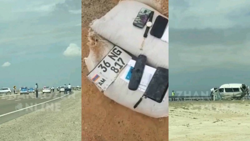 Маңғыстауда жантүршігерлік апаты: төрт адам қаза болды, төртеуі ауруханада (ВИДЕО)