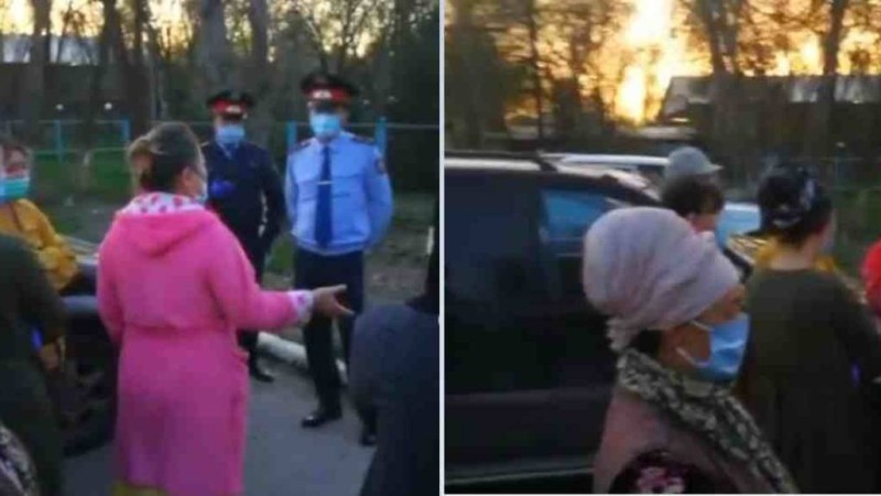 Терезелерді шағып, төсектерді лақтырды: Алматы облысында жүздеген тұрғын амбулатория алдына шу шығарды (видео)