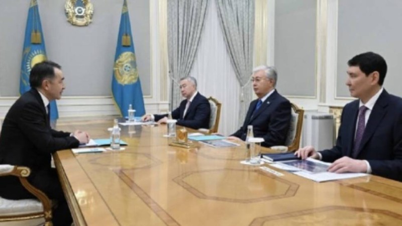 Президент Қасым-Жомарт Тоқаев Бақытжан Сағынтаевты қабылдады