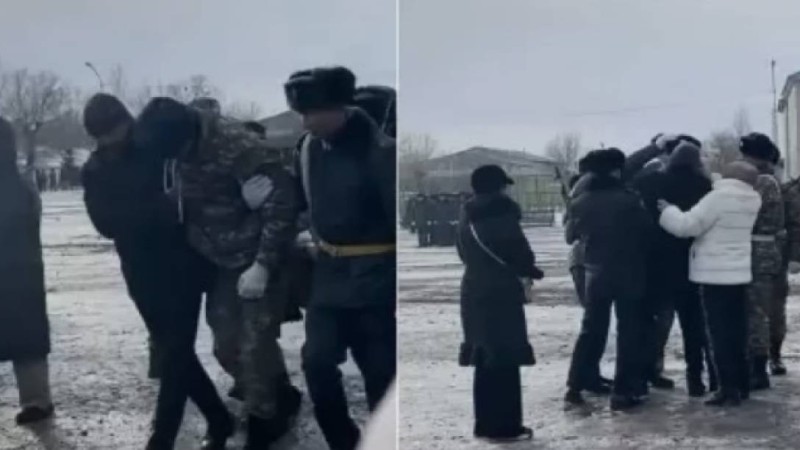 Аягөзде сарбаз ант қабылдау кезінде есінен танып қалған