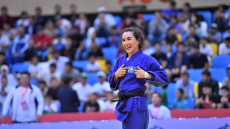 Қазақстандық дзюдошы Әбиба Әбужақынова Азиа ойындарының финалына жолдама алды