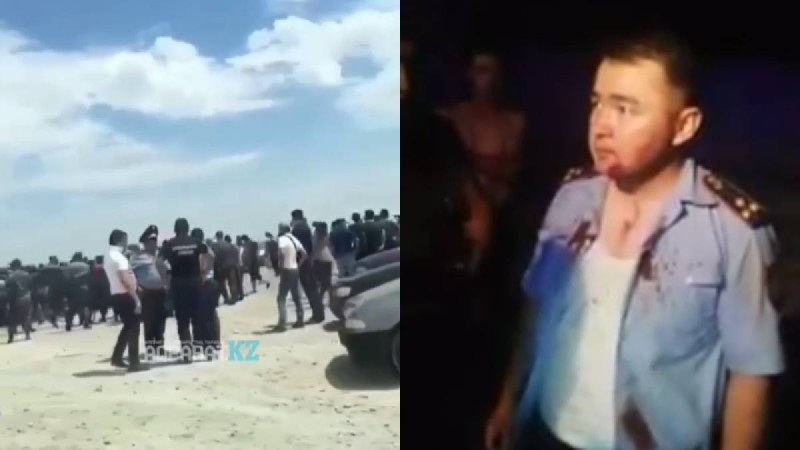 “Өзбек ұлтының өкілдері Шорнақ ауылындағы учаскелік полицейге шабуыл жасады”: полиция ресми мәлімдеме жасады