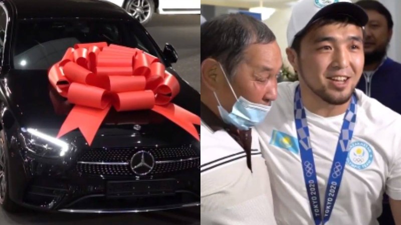 Елге келген Елдос Сметовке қазақстандықтар көлік тарту етті (видео)