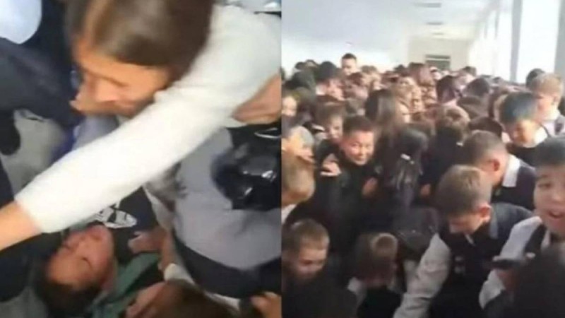 Оқушылар мектеп дәлізіне сыймай жатыр: Астана мен Көкшетаудың білім басқармаларының басшылары жазаланады