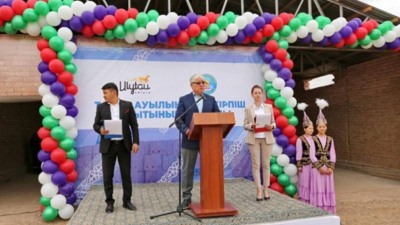 Ұлытау облысында кірпіш зауыты ашылды