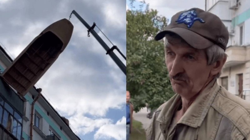 Петропавлда ер адам 23 жыл бойы пәтерінің ішінде қайық жасаған