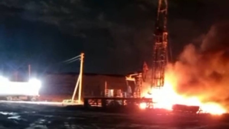 Маңғыстаудағы трагедия: өрт апатынан адам күйіп кетті (видео)