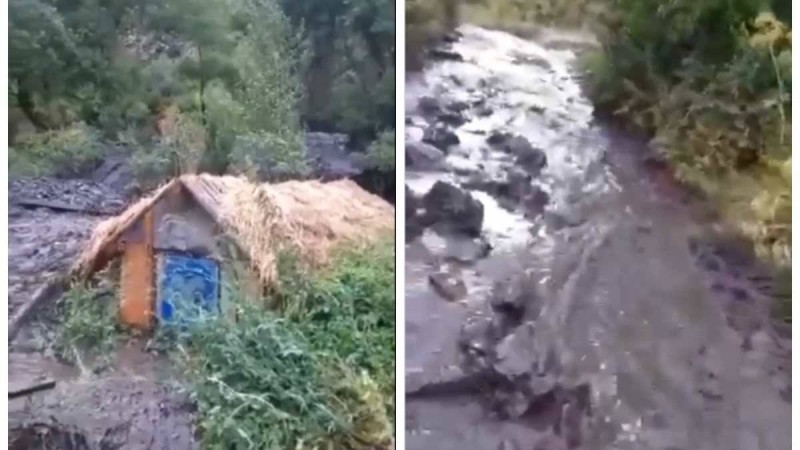 Алматы облысында сел жүріп өтті