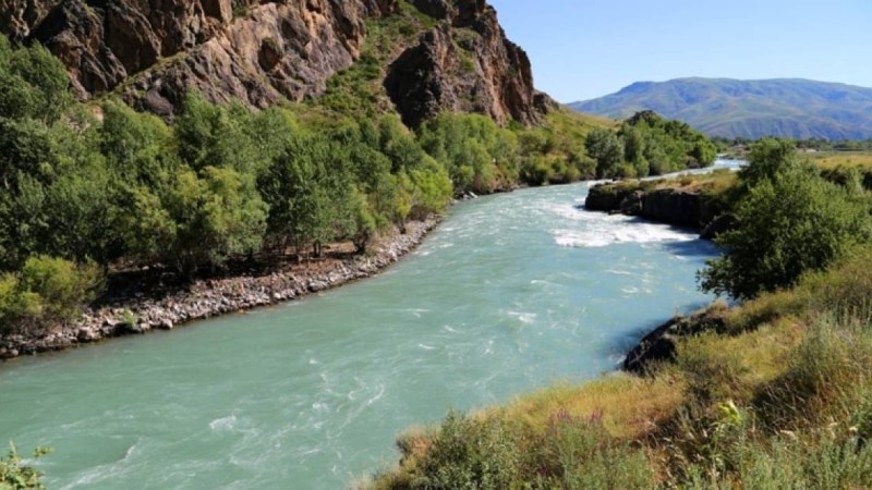 Парамен ұсталған шенеунік өзенге секіріп кетті - видео