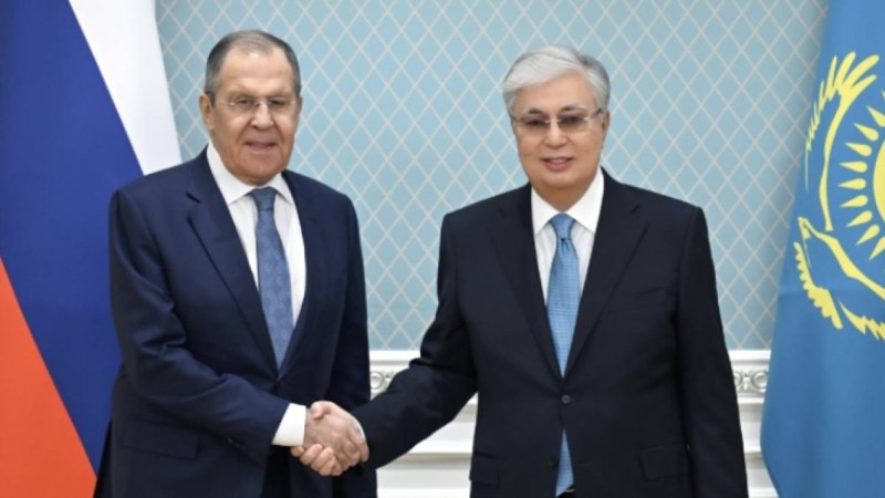 Мемлекет басшысы Ресейдің Сыртқы істер министрі Сергей Лавровпен кездесті
