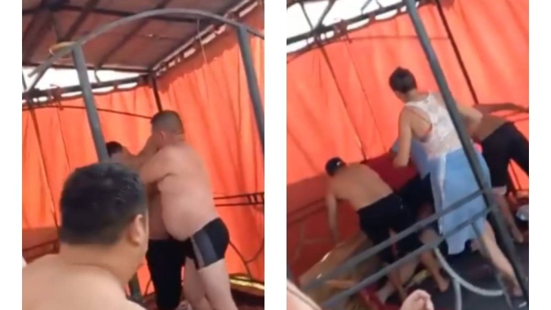 Ескелдіде бассейнде жасөспірім қыздарға тиіскен азаматты тұрғындар жазаламақ болды (видео)