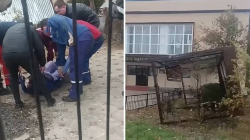 Ақтауда автобус аялдамасы адамдардың үстіне құлаған