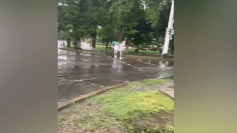 Қазақстанның тағы бір қаласы жаңбырдан кейін су астында қалды