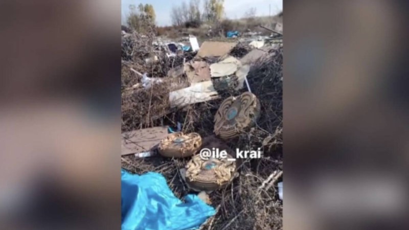 Қоқыста жатқан Елтаңбалар елдің ашуын тудырды