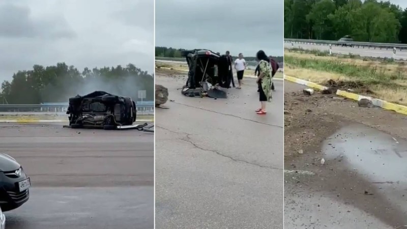 "Мама, рөлге неге отырдың?!": елорда маңында болған жол апатының видеосы тарап кетті