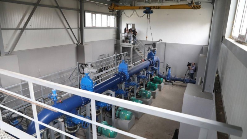 Алматыдағы «Ақжар» шағын ауданының 22 мыңнан астам тұрғыны жаңа су құбырынан ауыз су алады