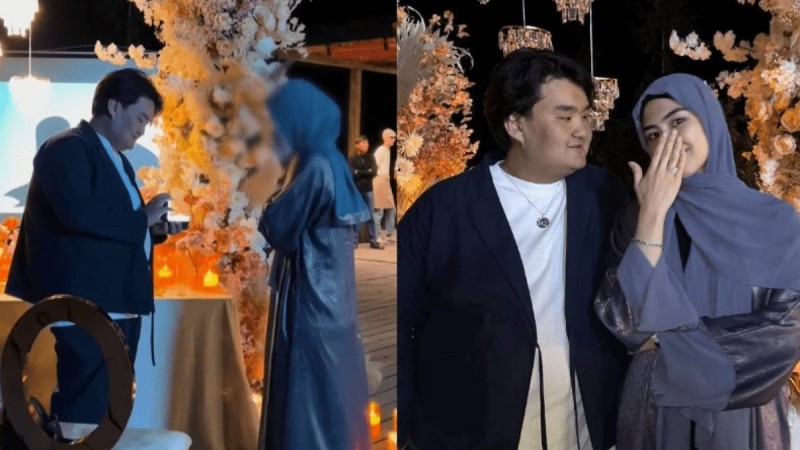 Zheka Fatbelly лақап атымен танымал блогер сүйіктісіне тұрмысқа шығуға ұсыныс жасады