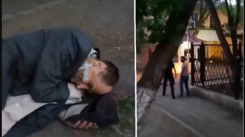 Қарағандыда дәрігерлер ес-түссіз жатқан адамды аурухананың жанына лақтырып кетті - облыстық ДСБ түсініктеме берді