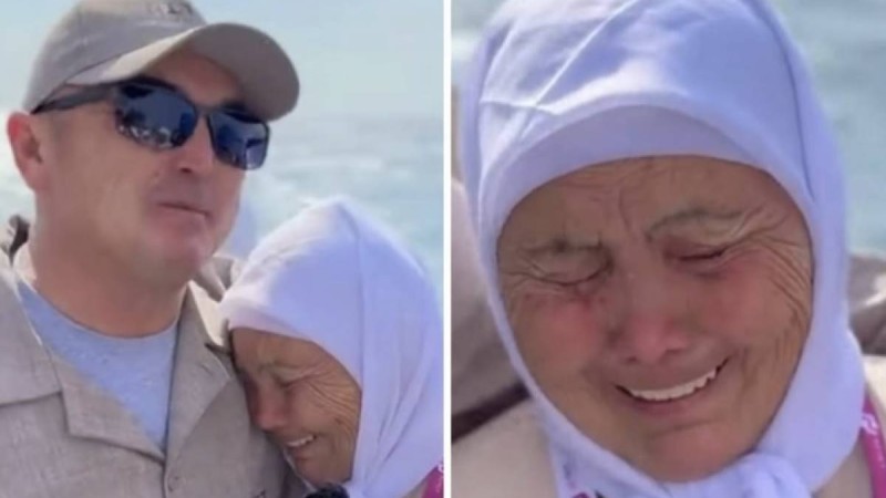 «Ғалия деп атадым»: Өз анасын 45 жылдан кейін мойындаған ер адам көпті жылатты (ВИДЕО)