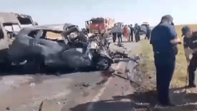 Түркістан облысында жантүршігерлік жол апатынан 9 адам қаза тапты