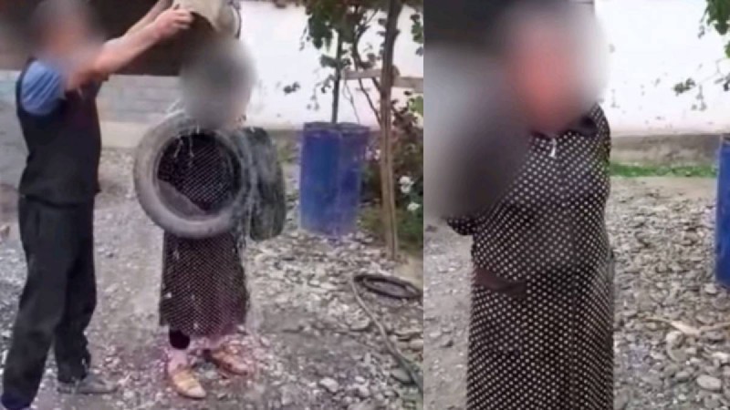 Желіде әйелін ұрып-соққан ер адамның видеосы тарады