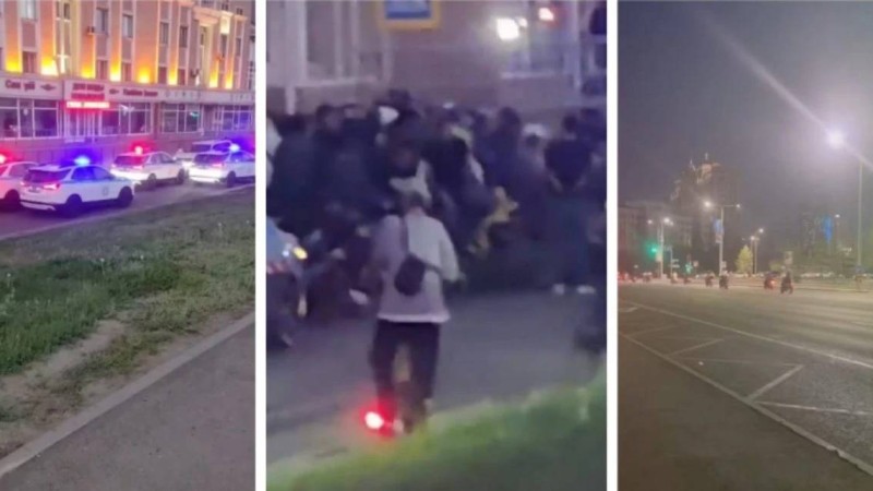 Астанада Яндекс курьерлері ереуілге шықты (Видео)