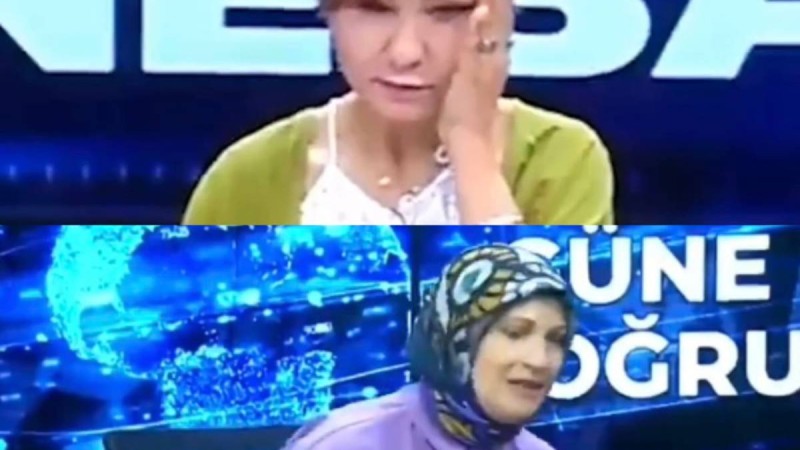 Түркиядағы жер сілкінісі тікелей эфирге түсіп қалған (Видео)