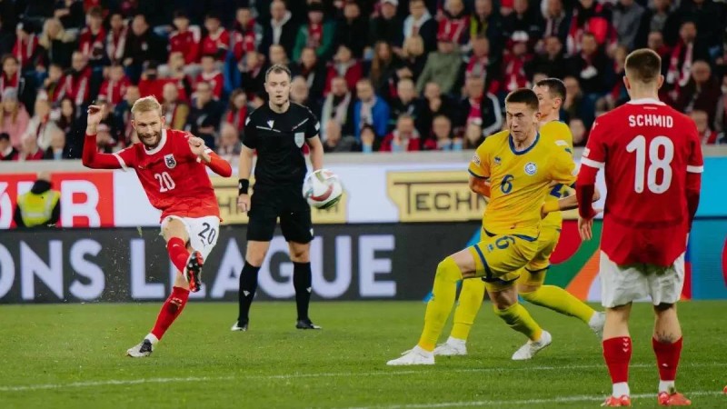 Футболдан Қазақстан құрамасы Аустриядан ойсырай ұтылды