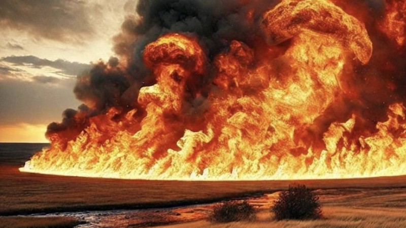 Қазақстанның екі өңіріндегі табиғи өрт ауданы 45 мың гектарға жетті