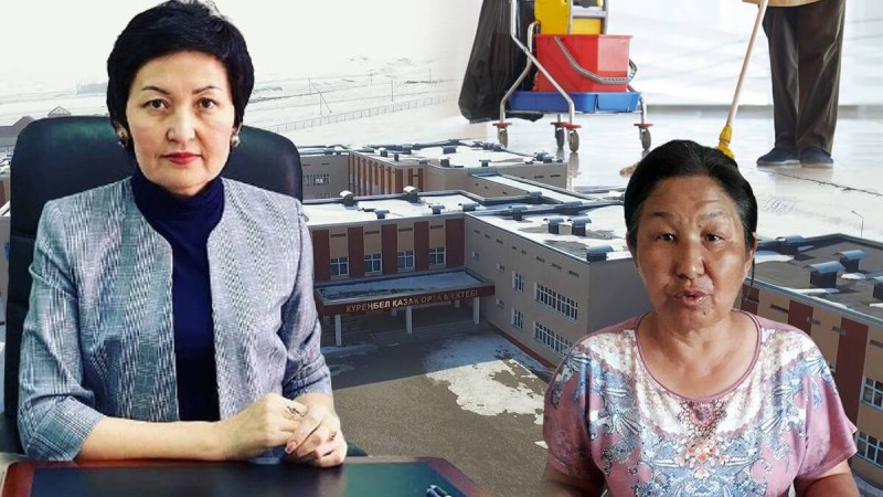 Алматы облысында еден жуушы әйел бес жыл бойы директорға жалақысынан ақша беріп келгенін айтты